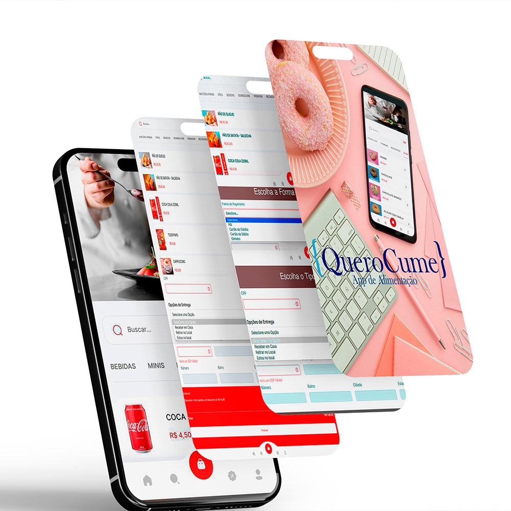 App QueroCume - Delivery taxa zero sem compartilhar cliente