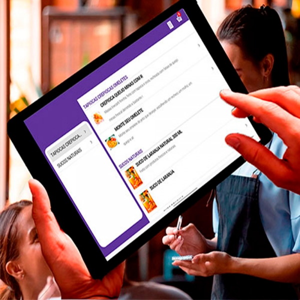 App Cardápio via Tablet ou Smartphone