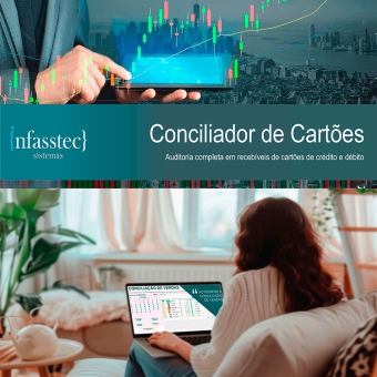 Aplicativo Conciliador de Recebíveis Cartões + TEF.